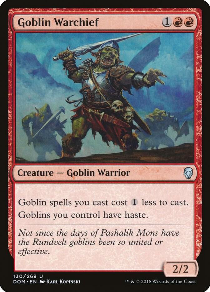 Goblin Warchief - Red