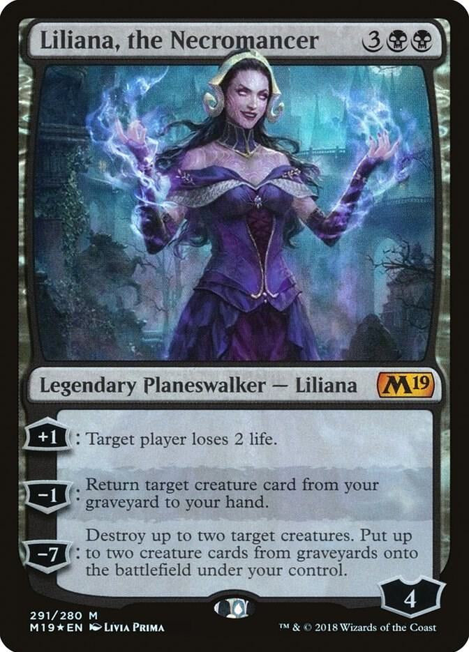 Liliana, the Necromancer - Black