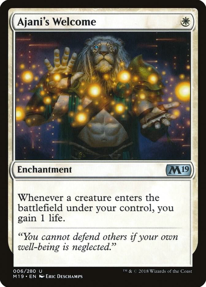 Ajani's Welcome - White - Staple