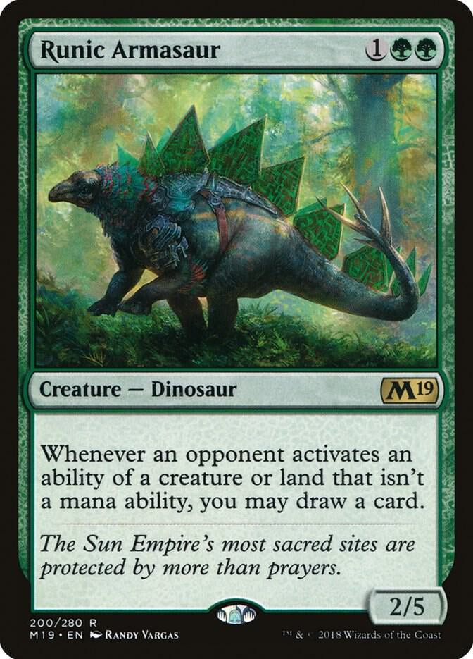 Runic Armasaur - Green