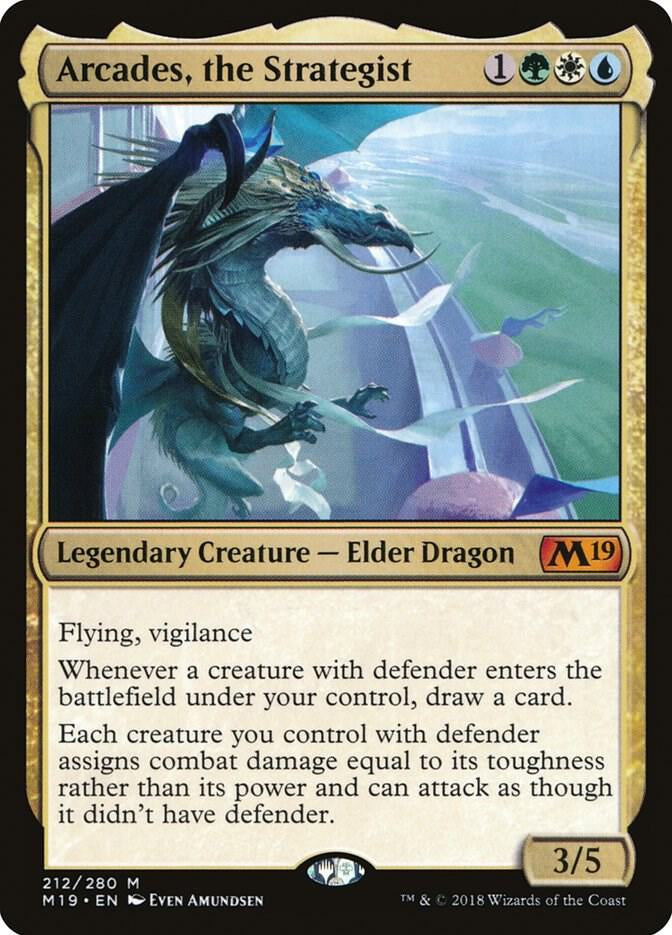 Arcades, the Strategist - Green/White/Blue