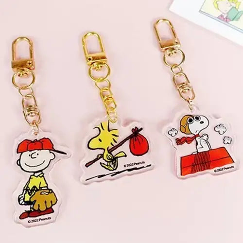 Peanuts Snoopy & Friends Random Key Chain Ring-Bag Charm