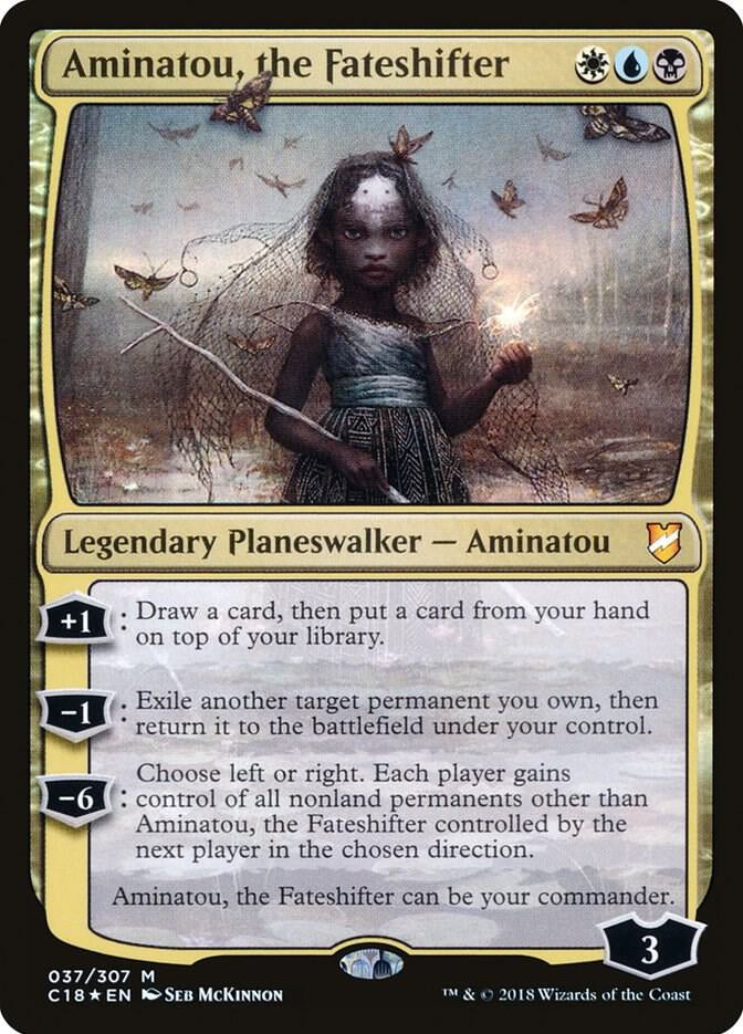 Aminatou, the Fateshifter - White/Blue/Black