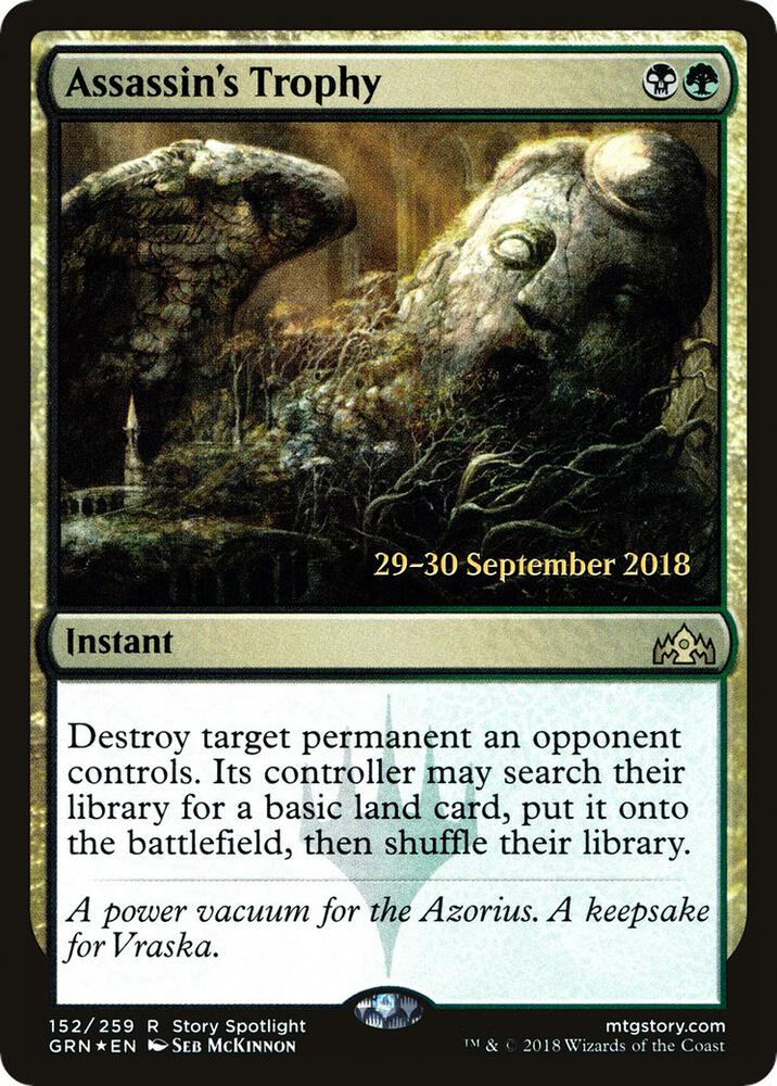 Assassin's Trophy - Black/Green