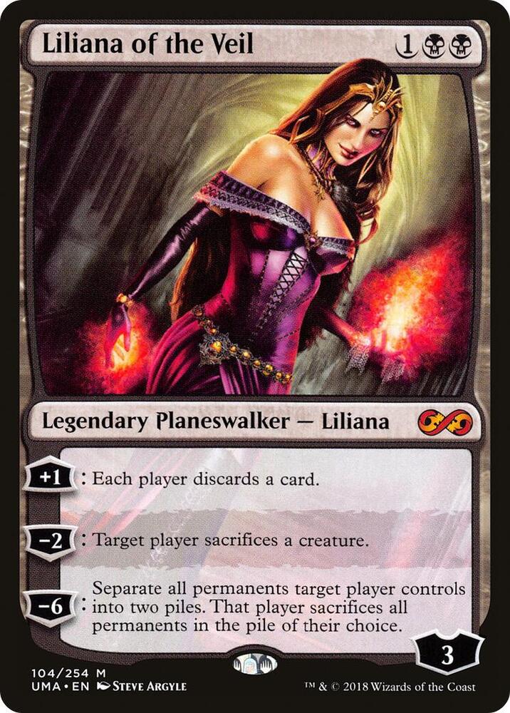 Liliana of the Veil - Legendary Planeswalker - Liliana Black