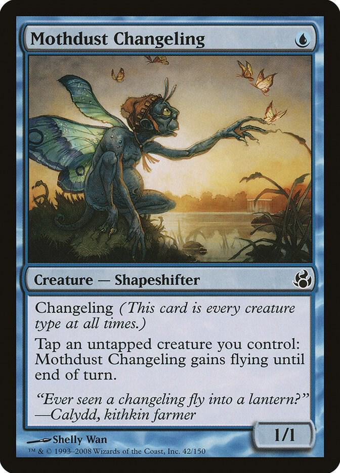 Mothdust Changeling - Blue