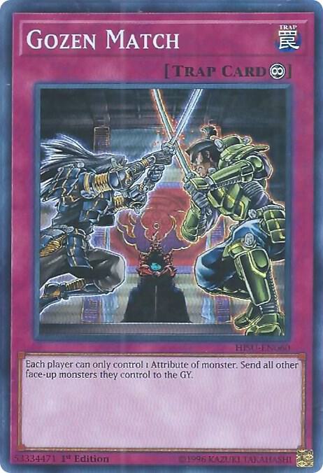 Gozen Match - Yugioh - Trap Card