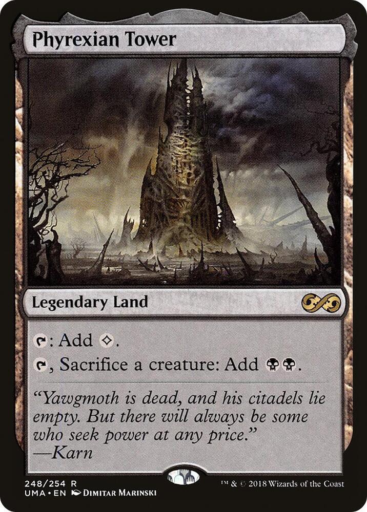 Phyrexian Tower - Legendary Land