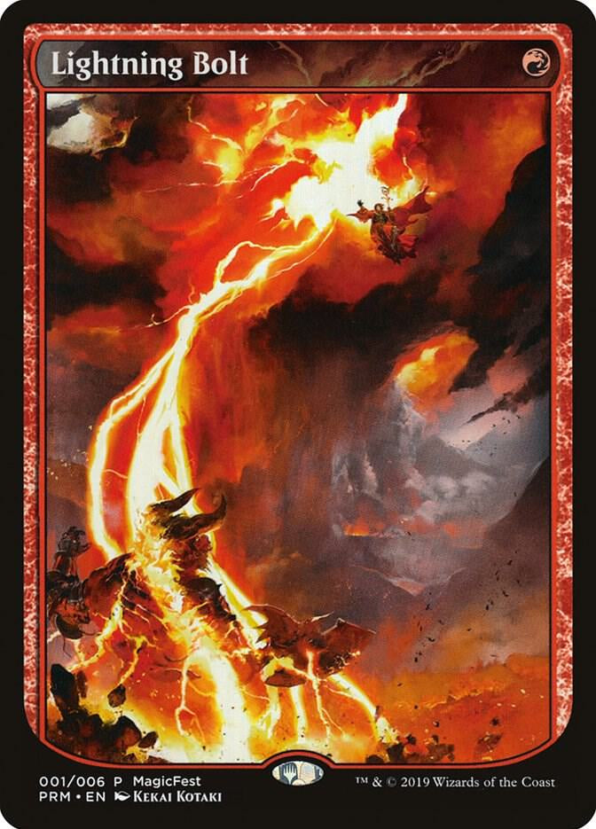 Lightning Bolt - Red