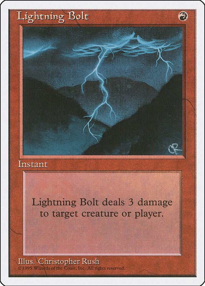Lightning Bolt - Red