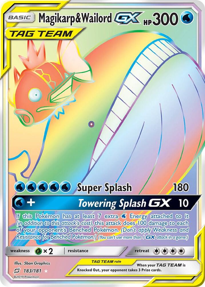 Magikarp & Wailord GX - Water