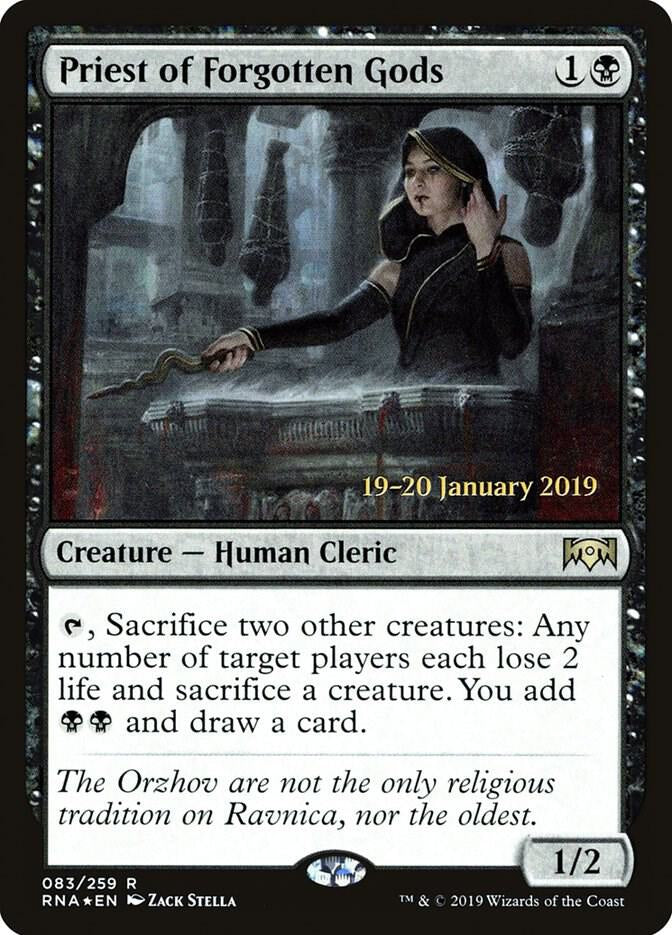 Priest of Forgotten Gods - Black