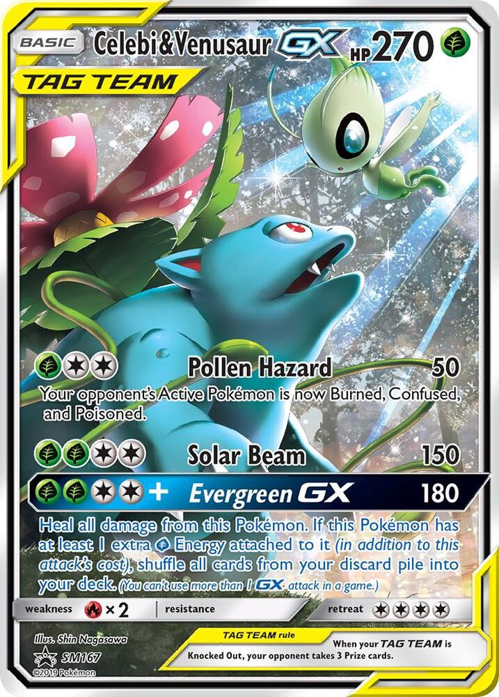 Celebi & Venusaur GX - Grass