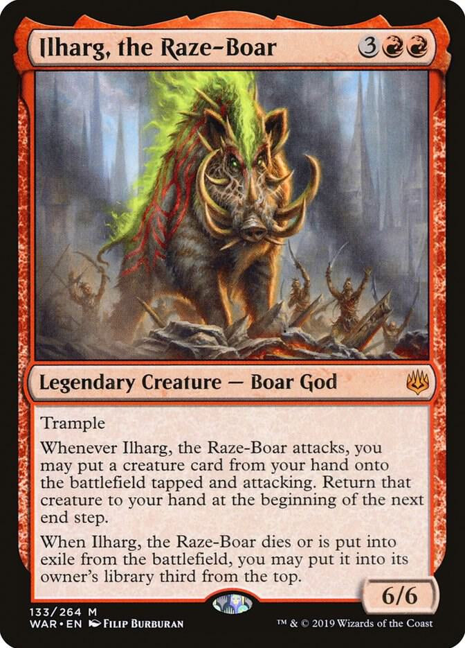 Ilharg, the Raze-Boar - Red