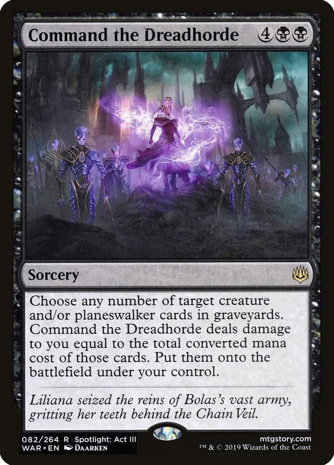 Command the Dreadhorde - Black