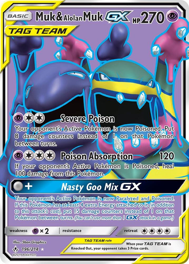 Muk & Alolan Muk GX - Psychic