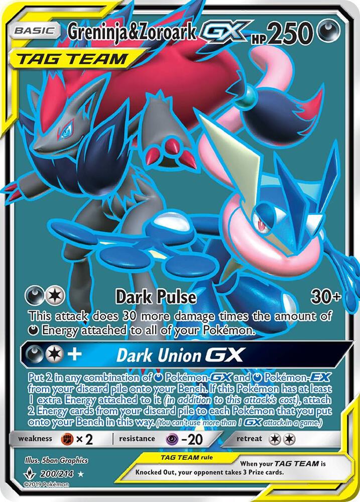 Greninja & Zoroark GX - Darkness