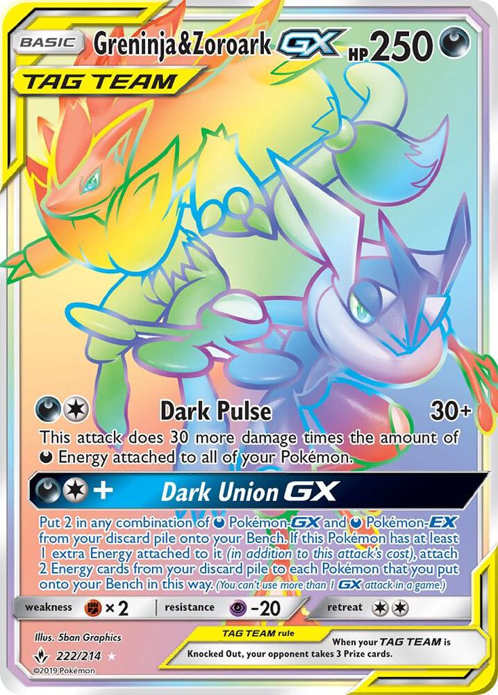 Greninja & Zoroark GX - Darkness