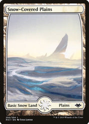 Snow-Covered Plains (White Border)