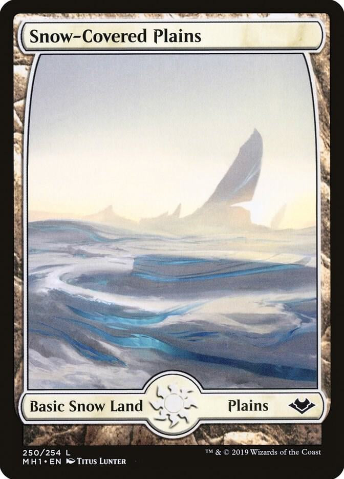 Snow-Covered Plains (White Border)