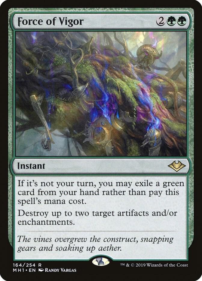 vigor mtg card Force of Vigor