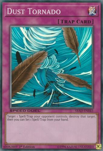 Dust Tornado - Yugioh - Trap Card
