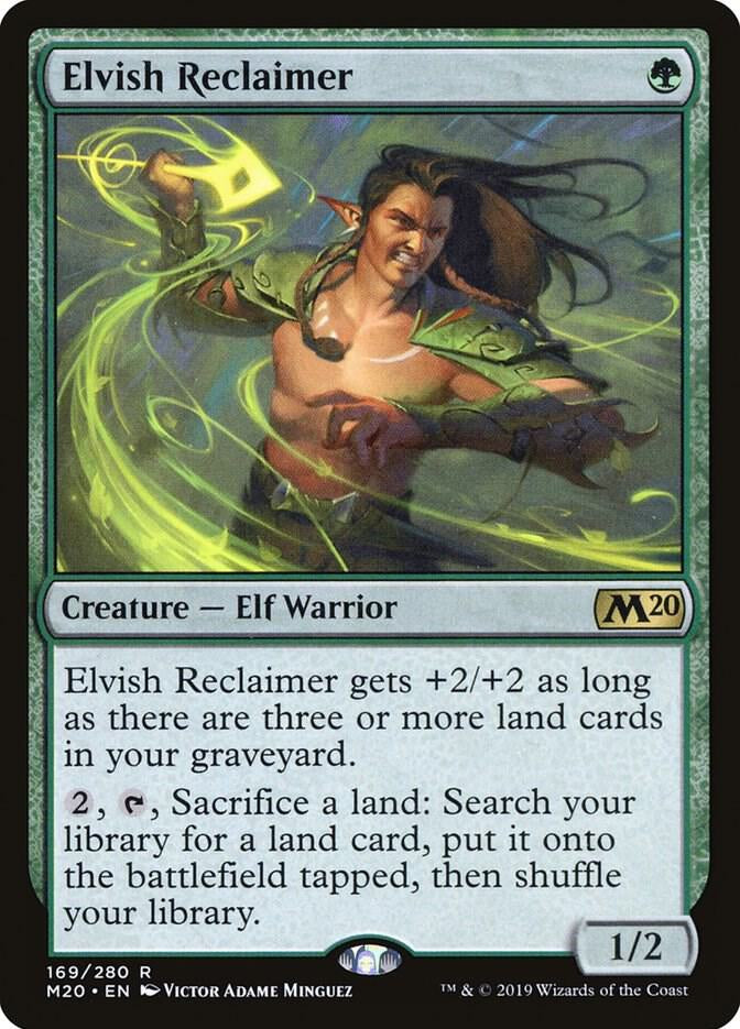 Elvish Reclaimer - Green