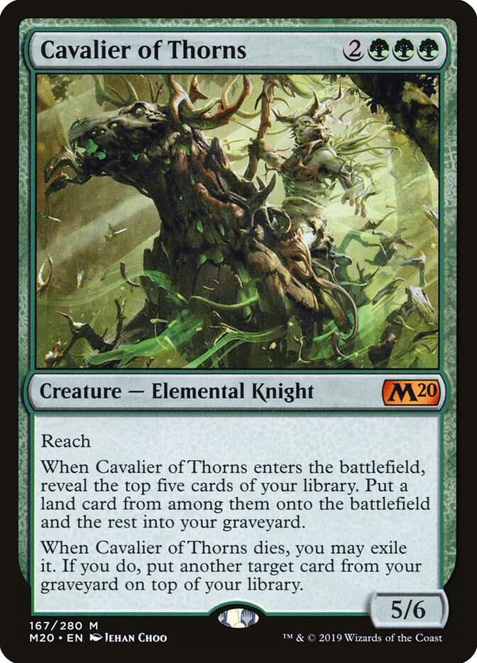 Cavalier of Thorns - Green