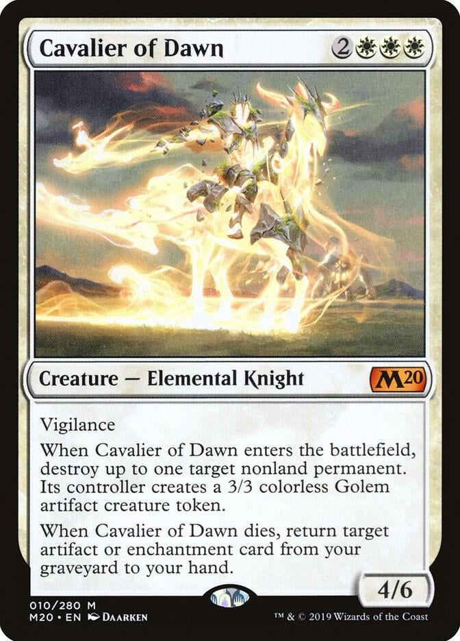 Cavalier of Dawn - White