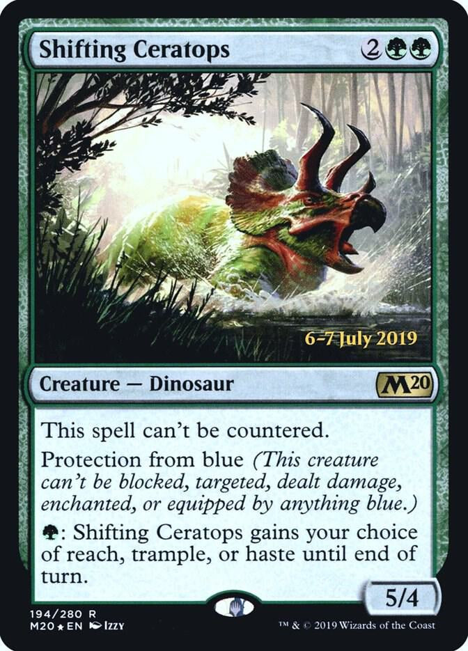 Shifting Ceratops - Green