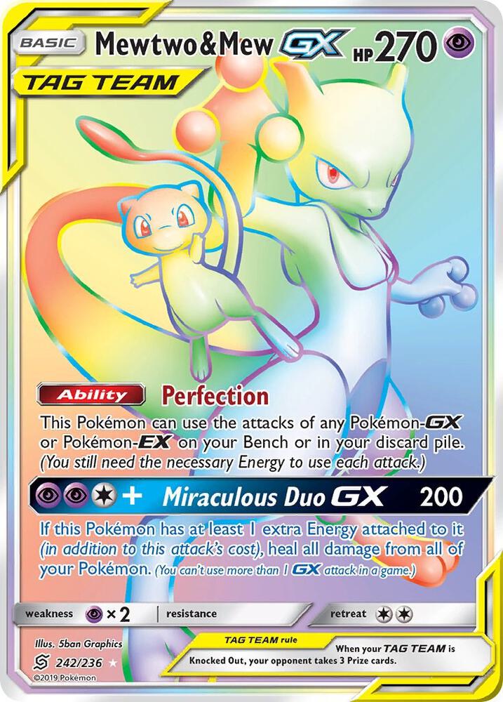 Mewtwo & Mew GX - Psychic Infinity Flux Mewtwo & Mew GX - Psychic Infinity Flux