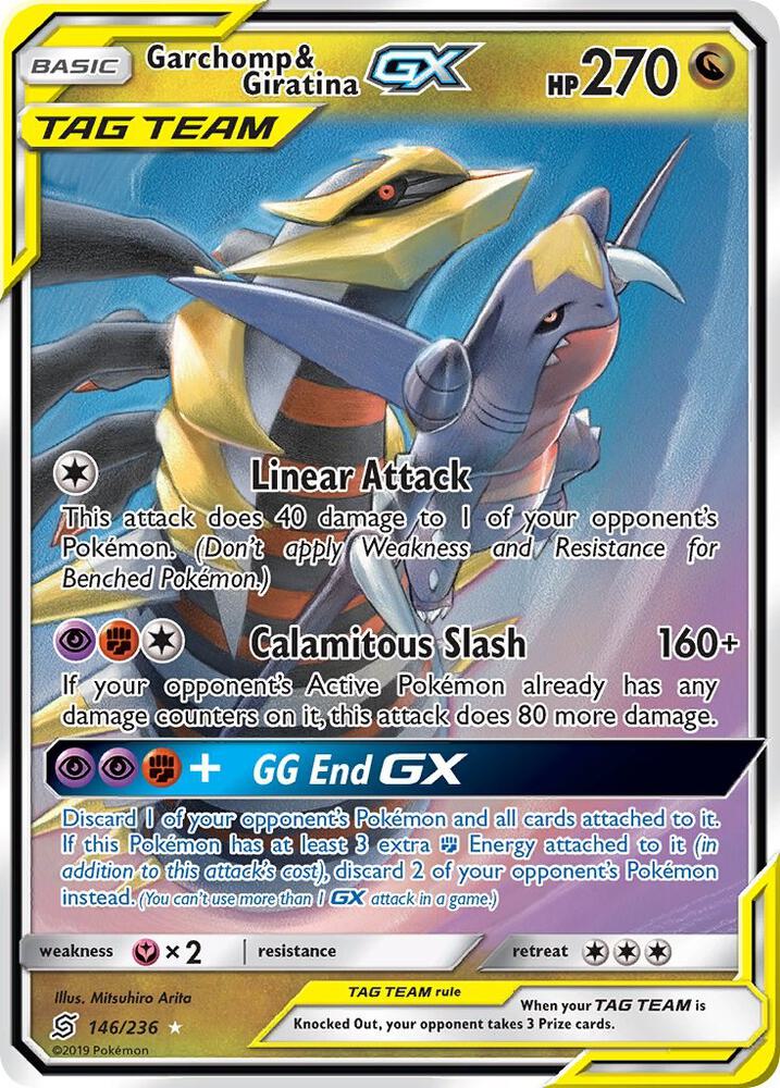 Garchomp & Giratina GX - Dragon - Tag Team
