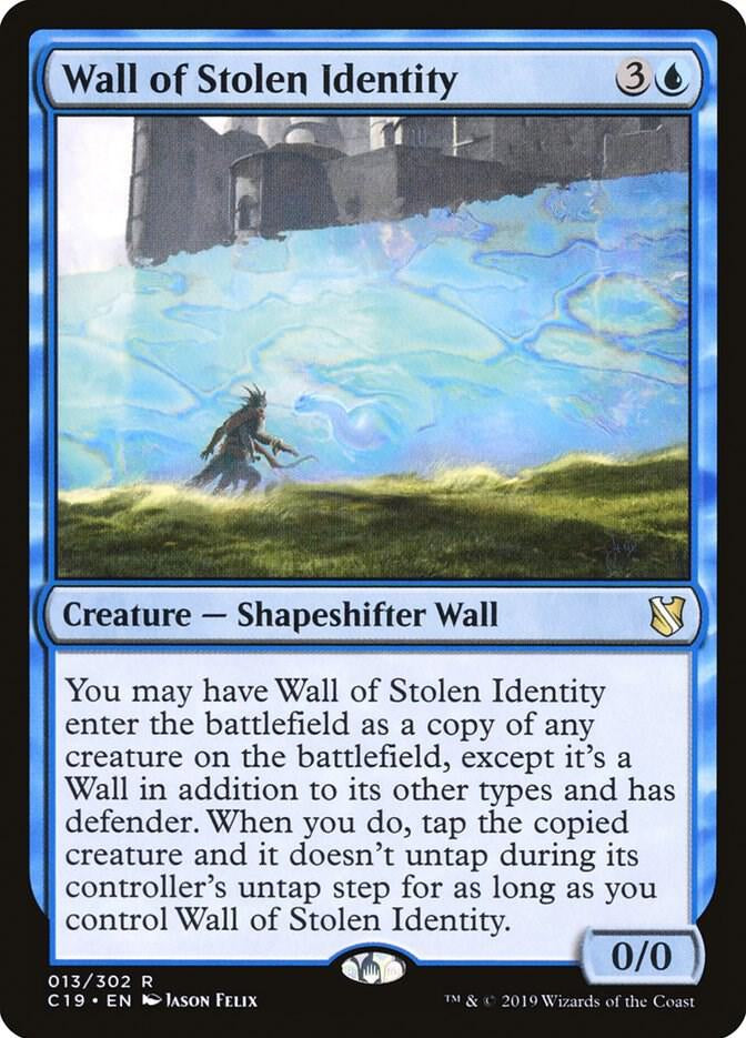 Wall of Stolen Identity - Blue