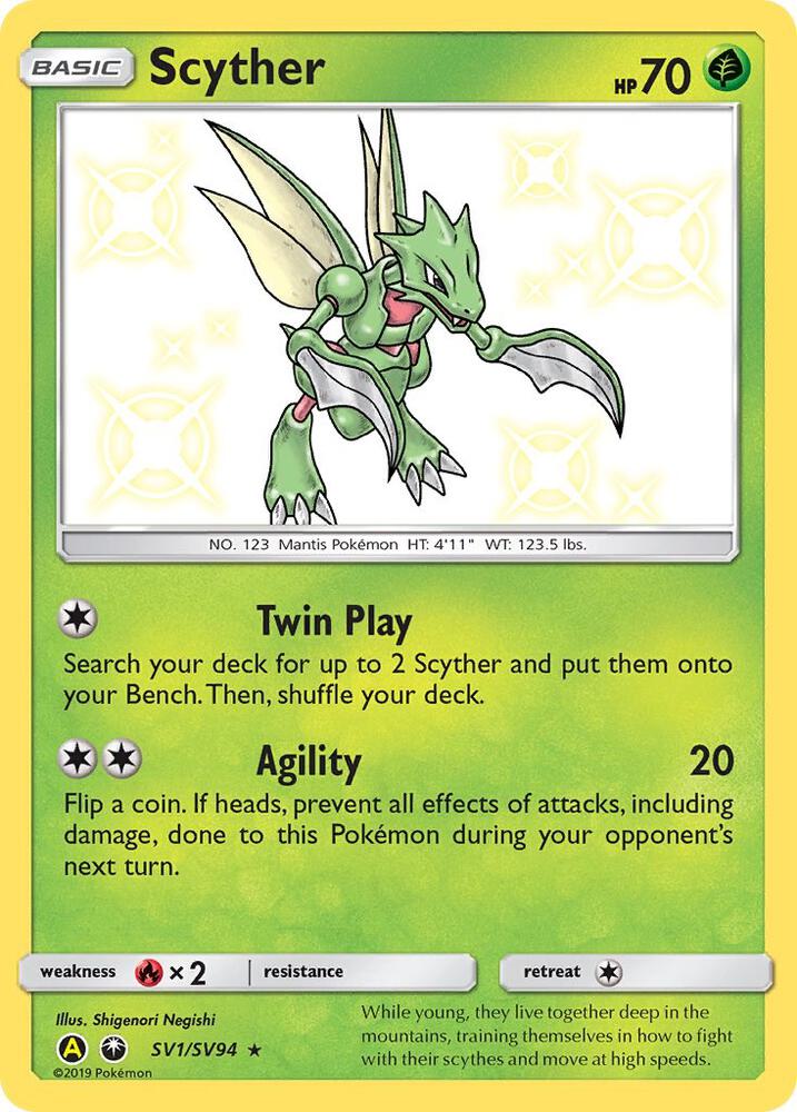 Scyther - Grass