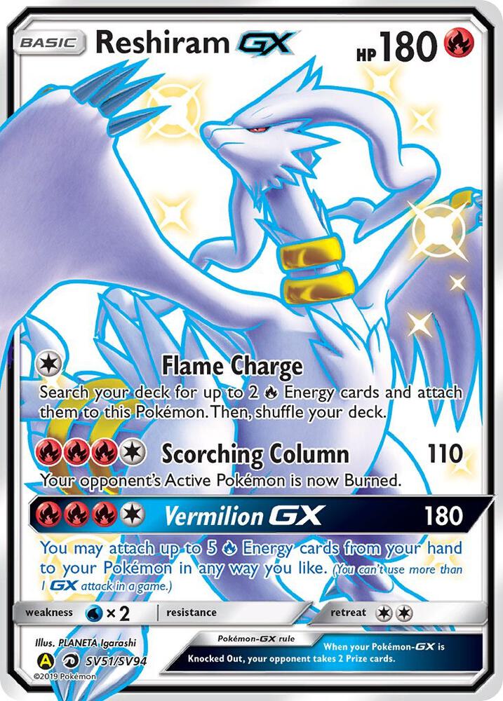 Reshiram GX - Fire