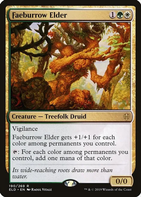 Faeburrow Elder - Green/White