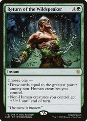 Return of the Wildspeaker - Green