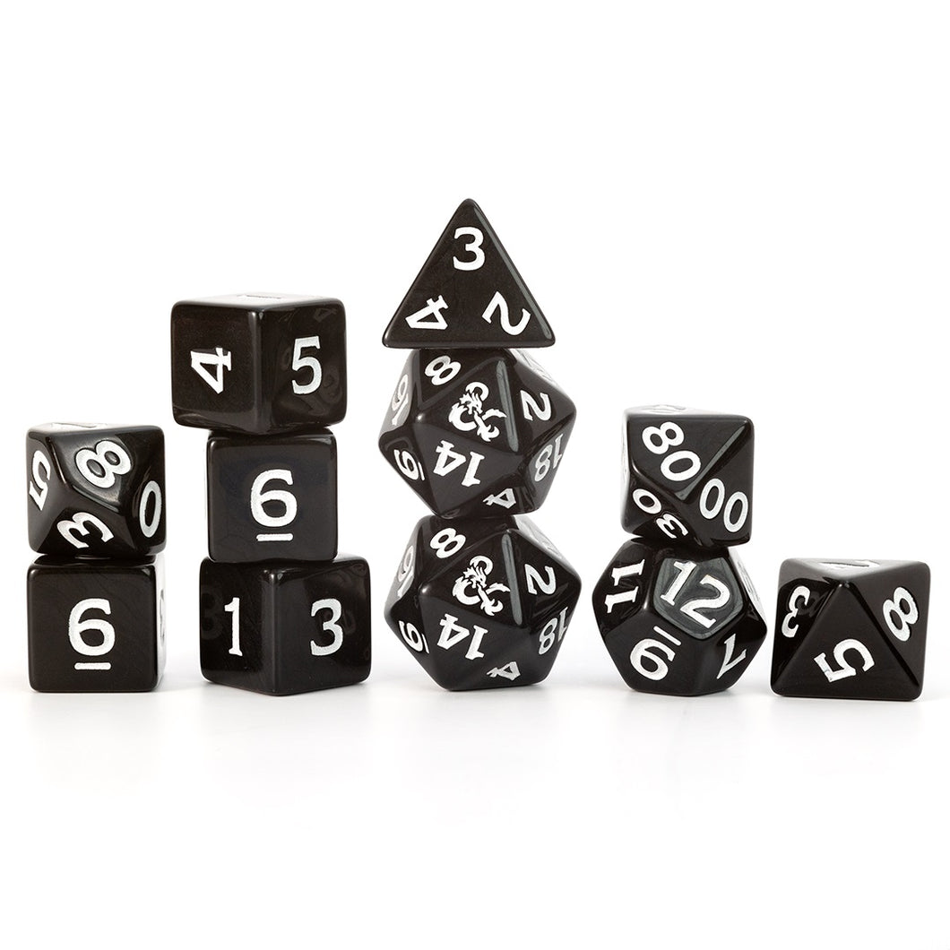 Dungeons & Dragons: New Adventurer Set - Black Dice