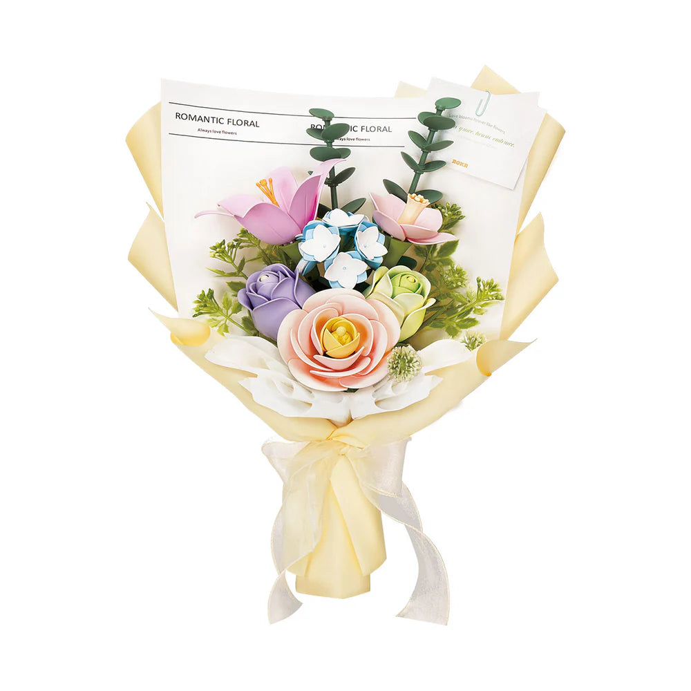 3D Wooden DIY Puzzle - Flower Bouquet Spring Time