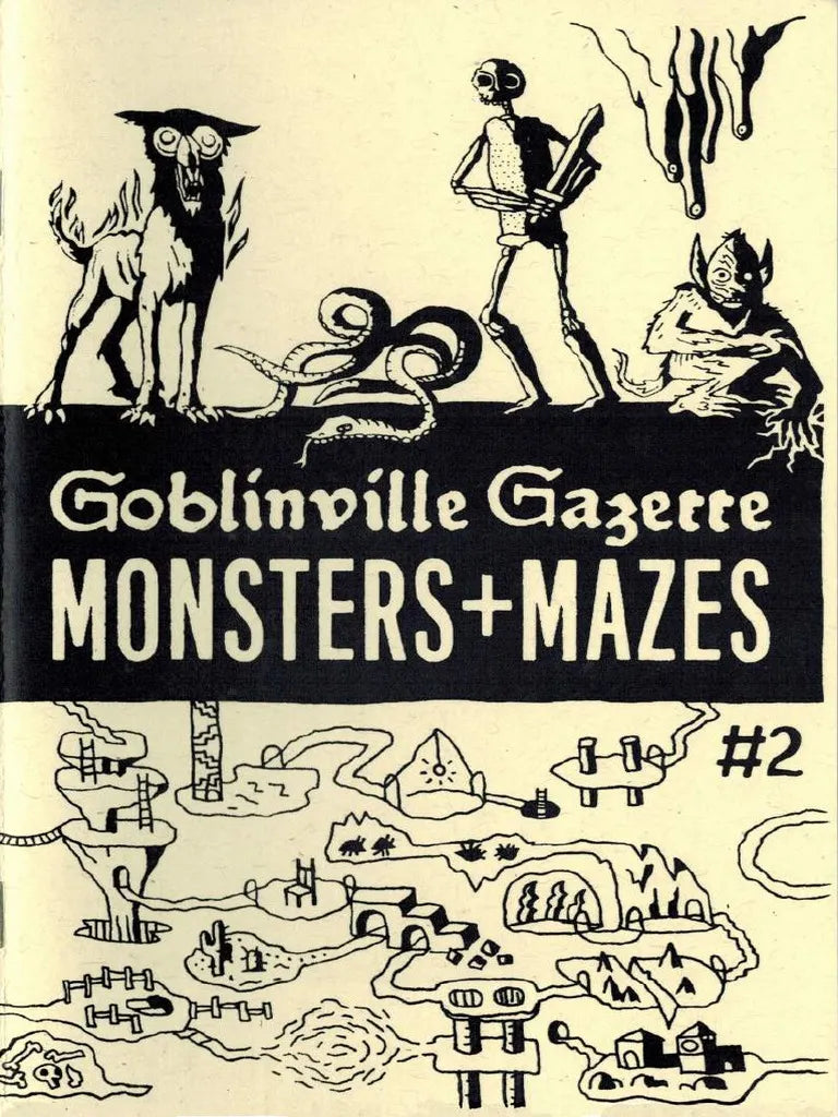 Goblinville Gazette #2 (Monsters & Mazes) - RPG [Pre-Owned]