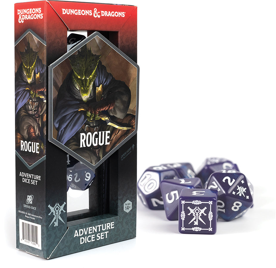 Dungeons & Dragons: Adventure Dice - Rogue Purple