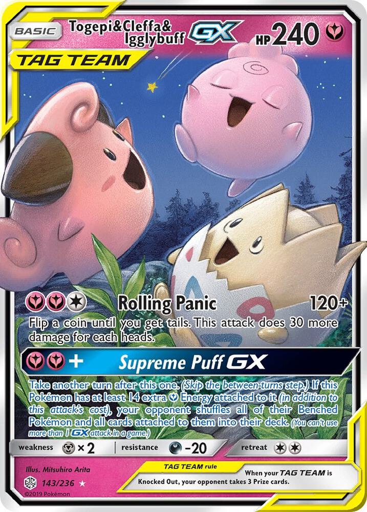Togepi & Cleffa & Igglybuff GX - Psychic