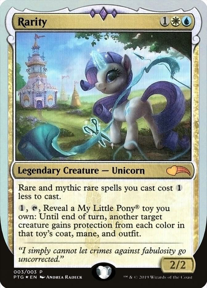 Rarity - Legendary Creature - Unicorn - White/Blue