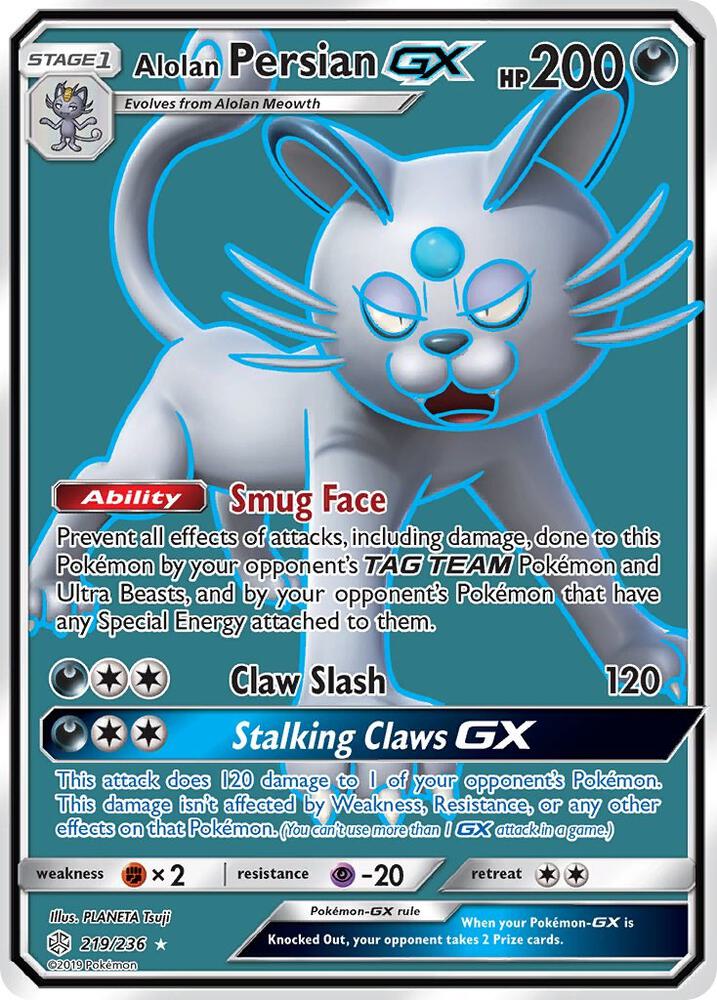 Alolan Persian GX - Darkness