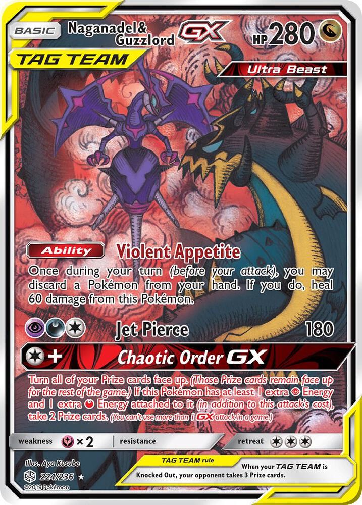 Naganadel & Guzzlord GX - Dragon - Tag Team