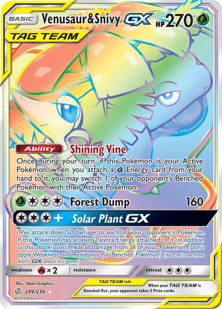 Venusaur & Snivy GX - Grass