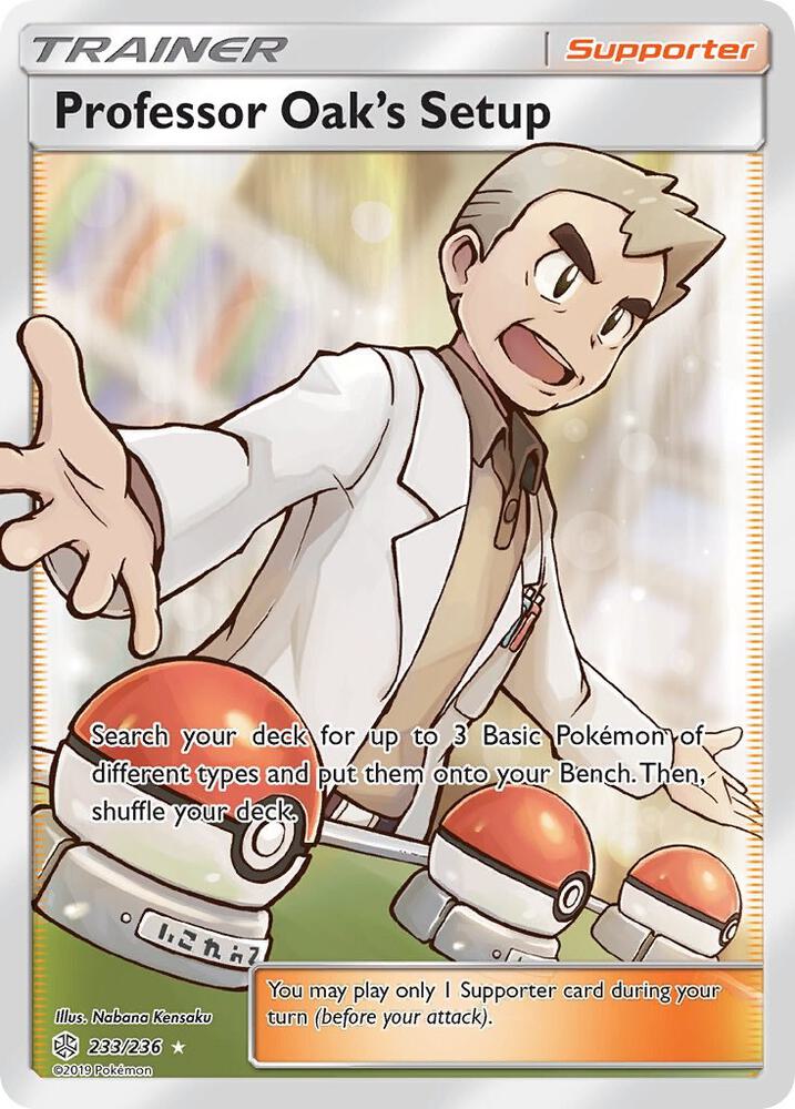 Professor Oak's Setup - Trainer - Supporter
