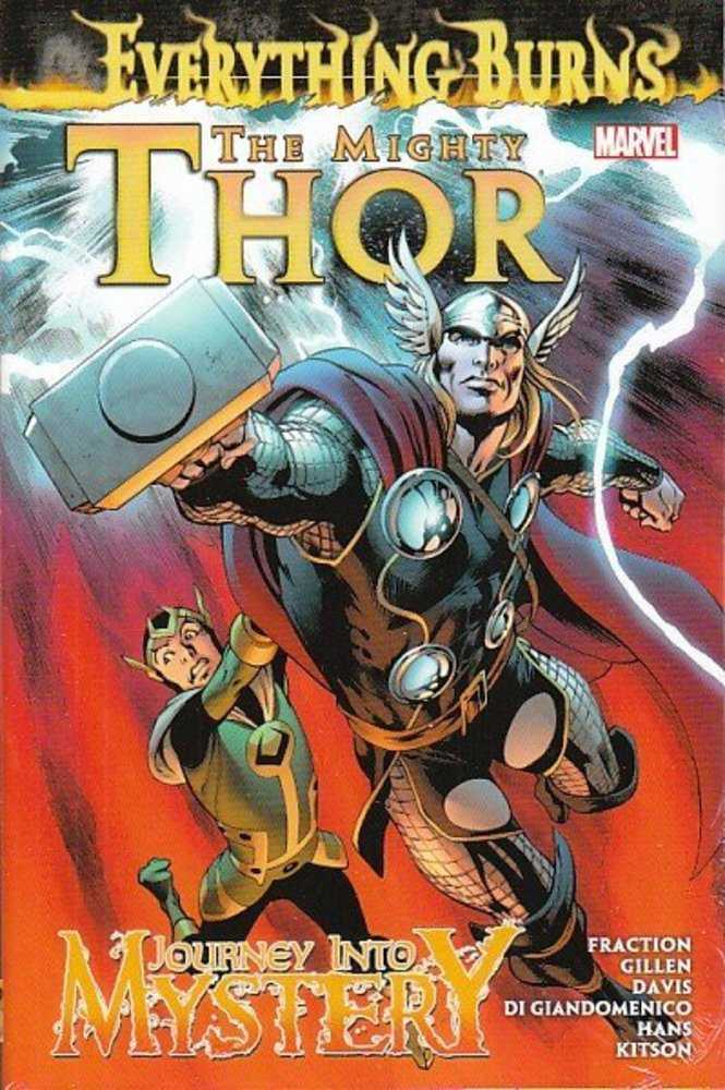 Mighty Thor Jim Prem Hardcover Everything Burns (Pre-Owned)
