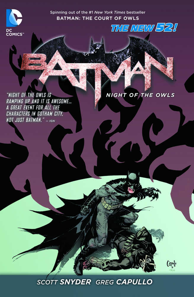 Batman Night Of The Owls TPB (N52) (Pre-Owned)