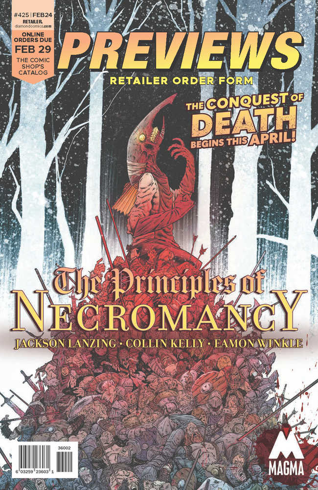 Previews #427 Apr 2024 Retailer Order Form Extras